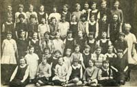 Black and white photograph of a class from Firshill Primary School, 1927.