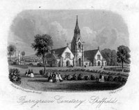 Colour photograph of Burngreave Cemetery